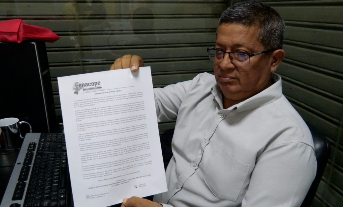 FENACOPE: "La Ley Orgánica de Integridad Pública es un retroceso en los derechos de los funcionarios públicos"