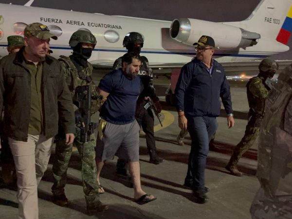 Adolfo Macías Villamar, alias 'Fito', líder de Los Choneros, fue recapturado este miércoles tras permanecer prófugo durante 535 días. (Foto: Policía Nacional).