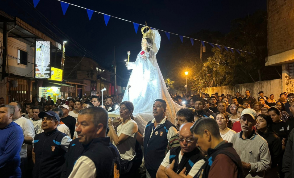 Fe y devoción en Portoviejo La procesión de la Virgen de la Merced recorrerá siete kilómetros