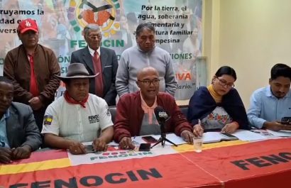 Fenocin respalda la convocatoria de la Conaie en el paro nacional contra el fin del subsidio al diésel