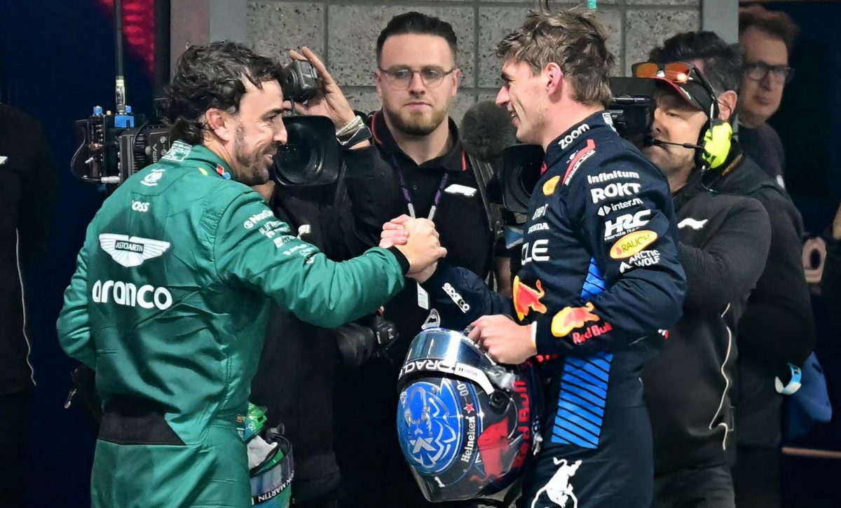Fernando Alonso y Max Verstappen