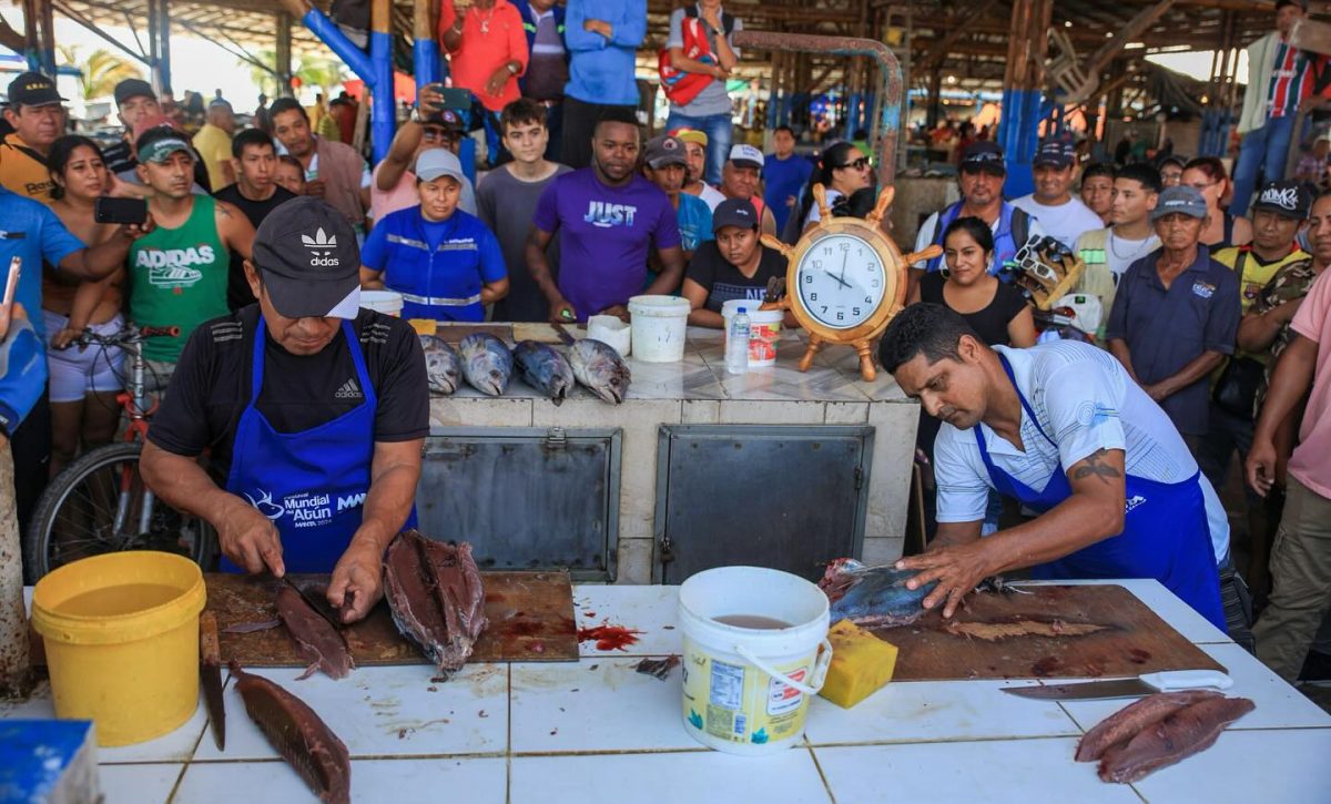 El Festival Mundial del Atún en Manta, muestra a los involucrados en la pesca industrial y la artesanal.