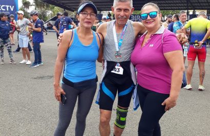 Fidel Cevallos tuvo una excelente participación en la competencia de Ironman 2022 organizada por la FAE de Manta.