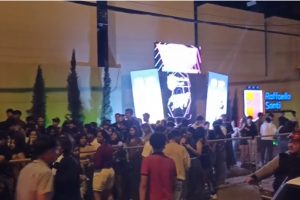 Fiesta de novatada en Raffaello Santi de Portoviejo genera caos por aglomeración