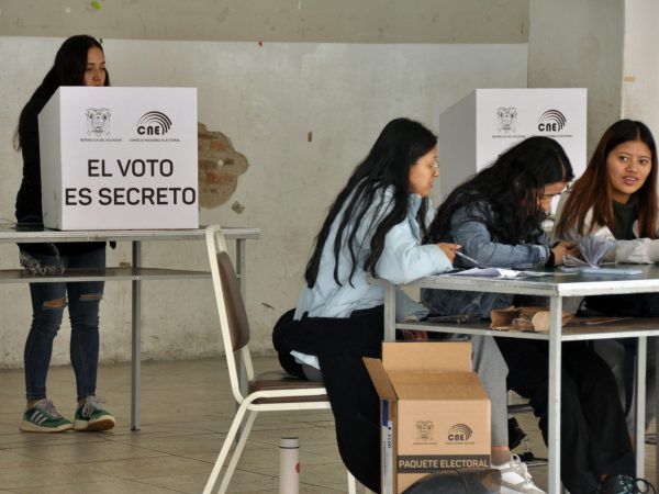 Fin de la jornada de votación Se cierran los 4.349 recintos electorales en Ecuador
