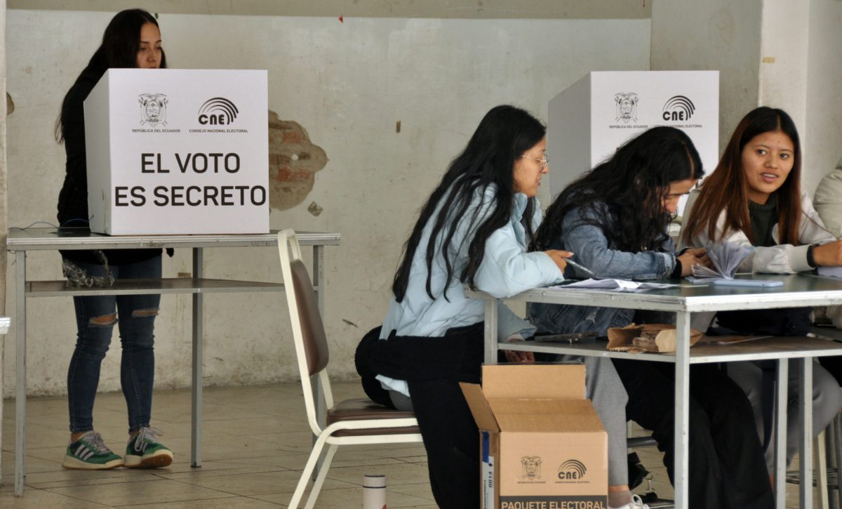 Fin de la jornada de votación Se cierran los 4.349 recintos electorales en Ecuador
