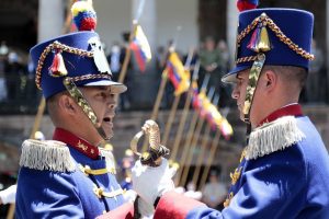 Foto de los Granaderos de Tarqui, en Ecuador