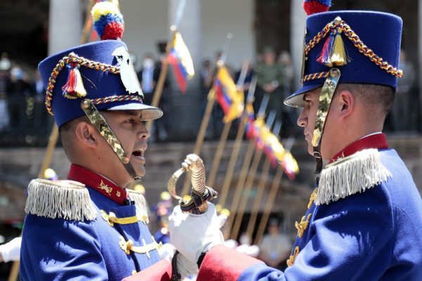 Foto de los Granaderos de Tarqui, en Ecuador