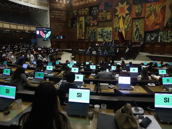 Fotografía del pleno de la Asamblea Nacional del Ecuador