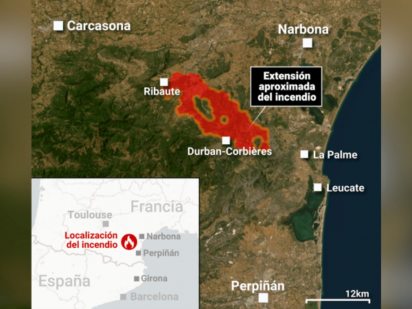 Francia se enfrenta a un incendio de magnitud inédita que deja un muerto y 16.000 hectáreas quemadas