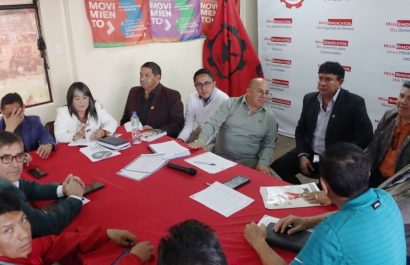 El Frente Popular y el Frente Unitario de Trabajadores (FUT) convocaron a una movilización desde hoy. FOTO: Api