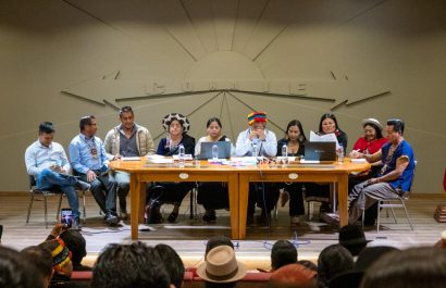 La reunión de la CONAIE contará con otros representantes nacionales y será este jueves 18 de septiembre en Riobamba. FOTO: @CONAIE_Ecuador.