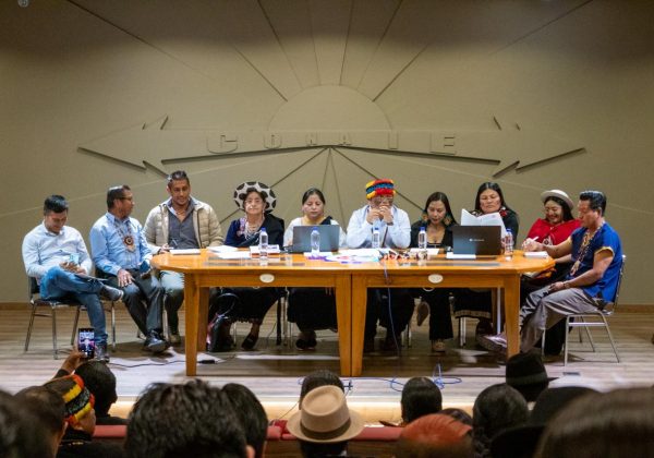 La reunión de la CONAIE contará con otros representantes nacionales y será este jueves 18 de septiembre en Riobamba. FOTO: @CONAIE_Ecuador.