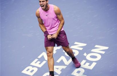 El número uno del tenis, el español Carlos Alcaraz