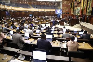 Parlamento ecuatoriano suspende labores ante protestas sociales. FOTO: @AsambleaEcuador.