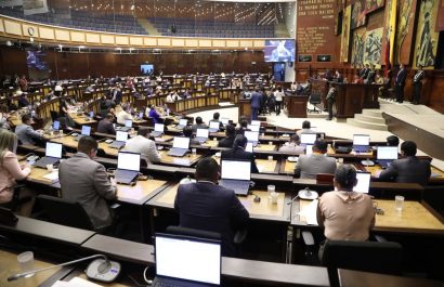 Parlamento ecuatoriano suspende labores ante protestas sociales. FOTO: @AsambleaEcuador.