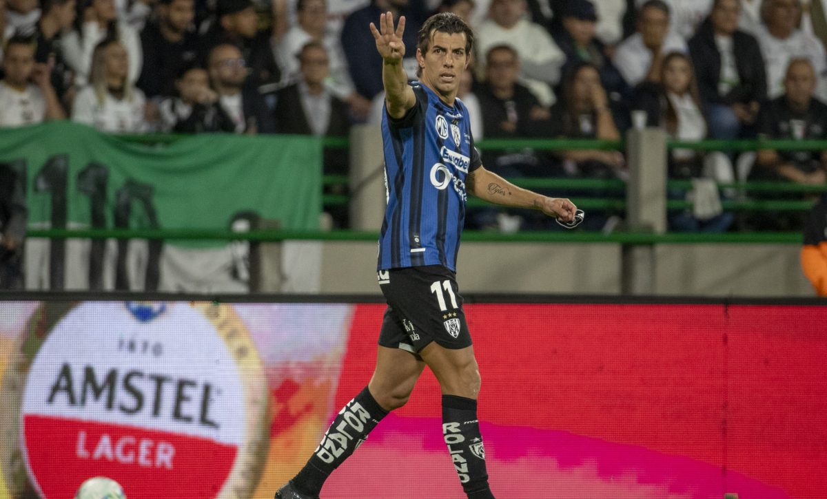 Michael Hoyos anotó un doblete, en la victoria 0-2 de Independiente del Valle sobre Once Caldas. FOTO: @Sudamericana.