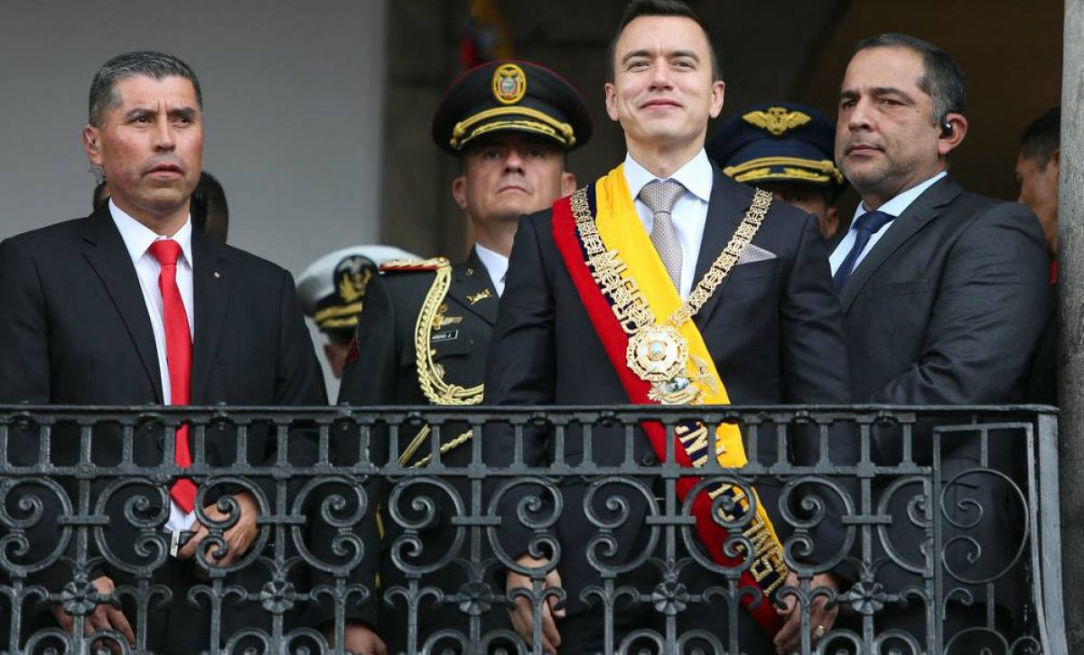 La posesión de Daniel Noboa contará con más de 1.000 uniformados y será este sábado 24 de mayo del 2025.