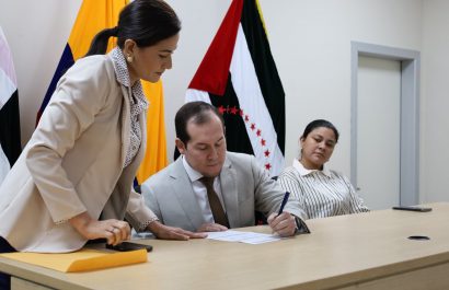 Diego Alvarado Camino, fue posesionado la mañana de este lunes 8 de septiembre.