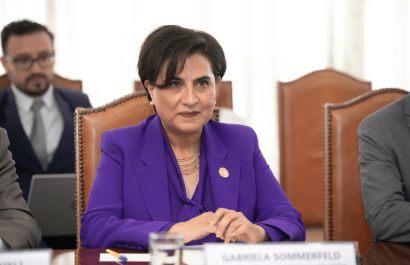 Gabriela Sommerfeld “Ecuador recibirá equipos de seguridad tras gira internacional de Noboa”
