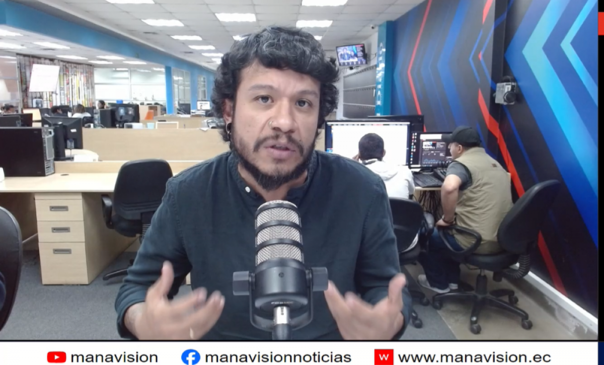 Galo Almeida, presidente de Centro Democrático durante entrevista en Manavisión Plus.