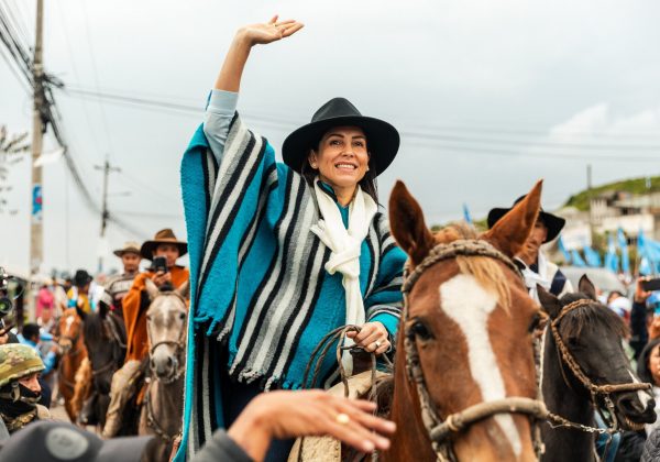 La excandidata de la Revolución Ciudadana, Luisa González.La excandidata de la Revolución Ciudadana, Luisa González.