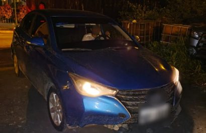 El carro por el que un extorsionador exigía dinero a su dueño para devolverlo.