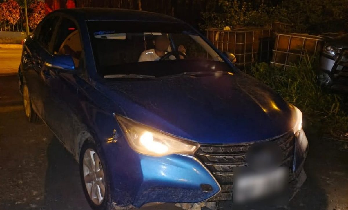 El carro por el que un extorsionador exigía dinero a su dueño para devolverlo.