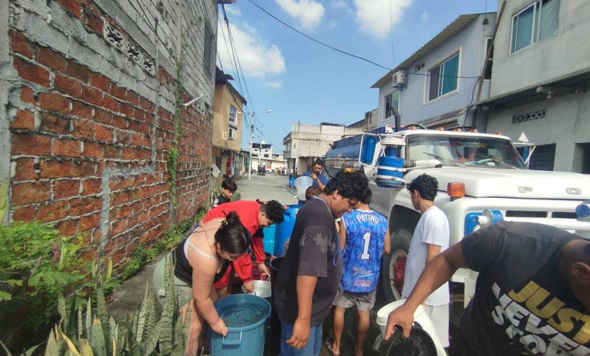 Múltiples sectores del norte de Guayaquil desde el sábado 12 de abril de 2025.