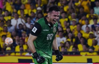 Gonzalo Valle fue el arquero titular de la selección de Ecuador frente a Brasil. Foto: API