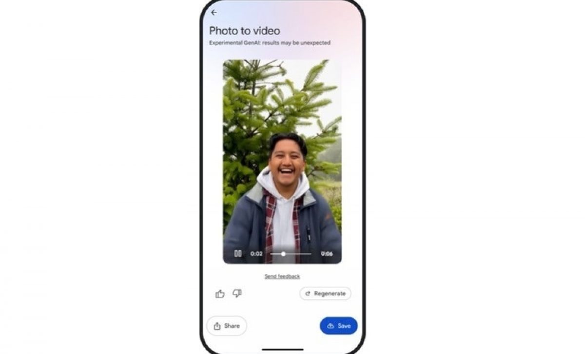 Google da un salto en creatividad y lleva la inteligencia artificial de su modelo Veo 2 a todos los usuarios de Google Fotos y Shorts