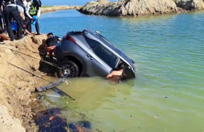 Accidente en Salinas deja tres muertos tras caer vehículo en piscina industrial
