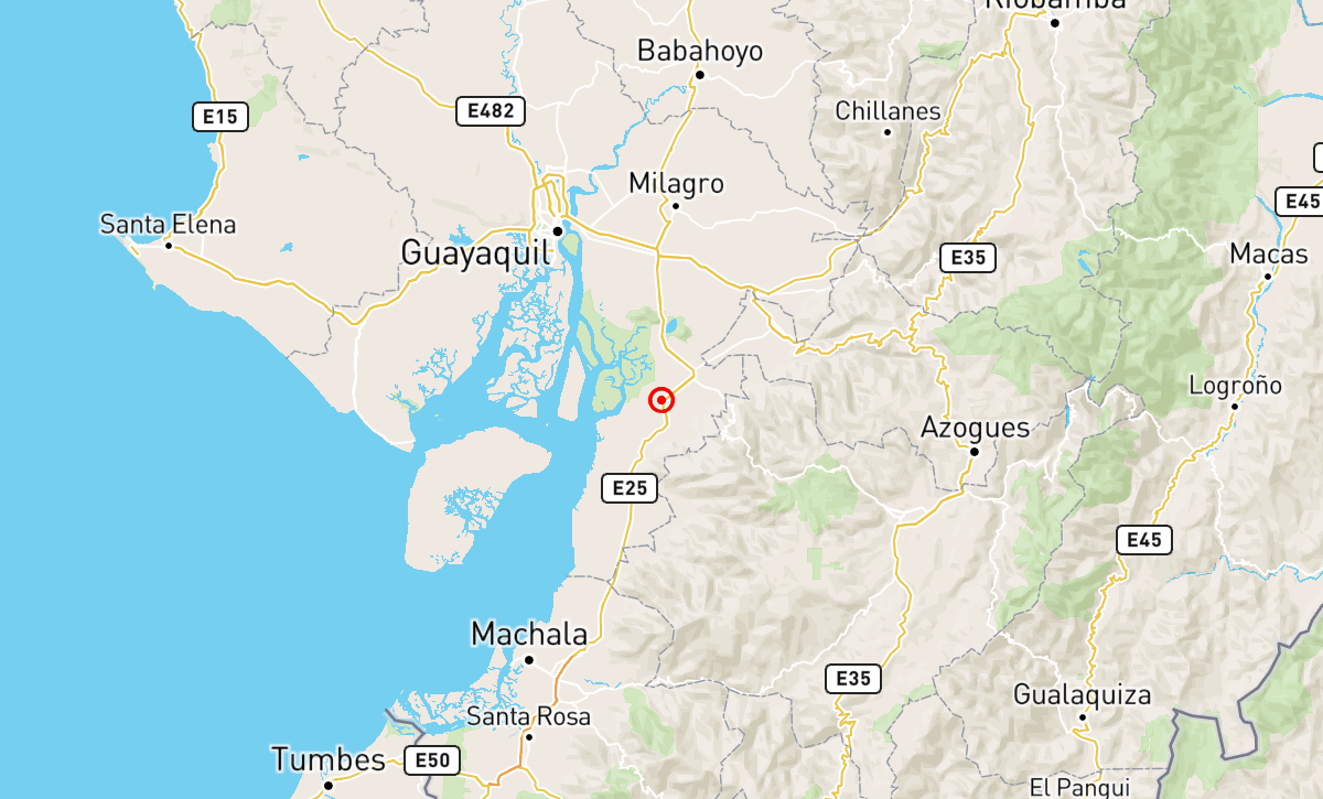 Temblor de magnitud 4,7 sacude Naranjal, Guayas, sin daños reportados