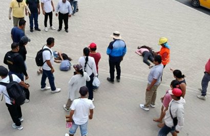 Embarazada baleada afuera de universidad en Santa Elena