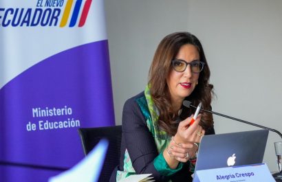 Gremios de docentes se reúnen con la ministra de Educación para hablar sobre la seguridad en los establecimientos educativos. (Ministerio de Educación).