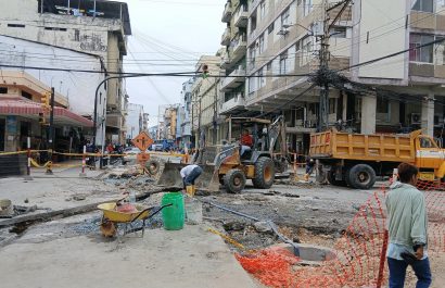 Las obras de infraestructura vial generan cierres viales en la calle Rumichaca, la Av. Barcelona y la calle Calicuchima.