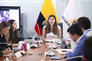 La Comisión de Desarrollo Económico de la Asamblea, encabezada por Valentina Centeno, del movimiento ADN.