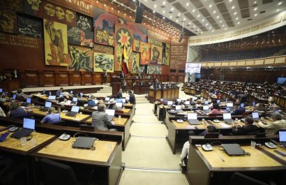 Una de las sesiones del Pleno de la Asamblea Nacional. FOTO: @AsambleaEcuador.