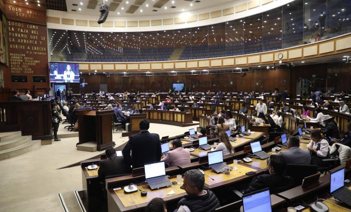 El proyecto de reforma fue enviado a la Asamblea el 17 de octubre de 2024, tras un dictamen de la Corte Constitucional (CC). FOTO: @AsambleaEcuador.