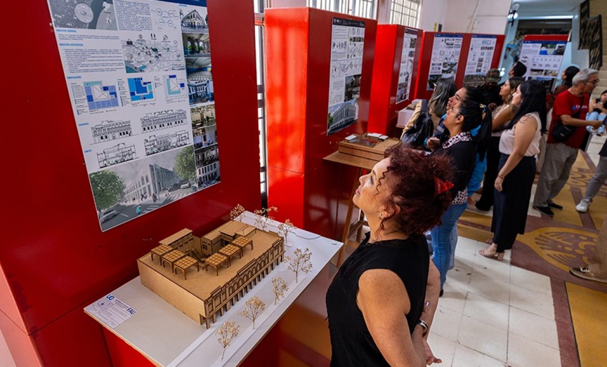 La Dirección de Patrimonio Cultural del Municipio y la Universidad de Guayaquil efectuaron exposición de proyectos académicos.