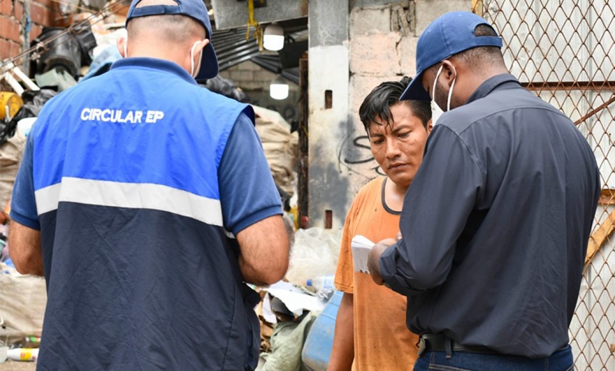 La Empresa Pública Municipal Circular EP del municipio de Guayaquil realizó un operativo técnico de control en centros de acopio.