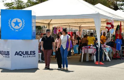 Más de 200 comerciantes expusieron sus productos en Chongón durante una feria impulsada por la Alcaldía de Guayaquil.