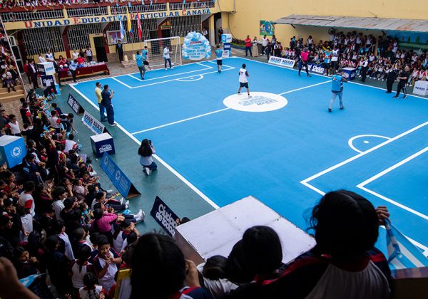 Más de 600 estudiantes de Monte Sinaí participaron en una jornada deportiva con el alcalde Aquiles Alvarez.
