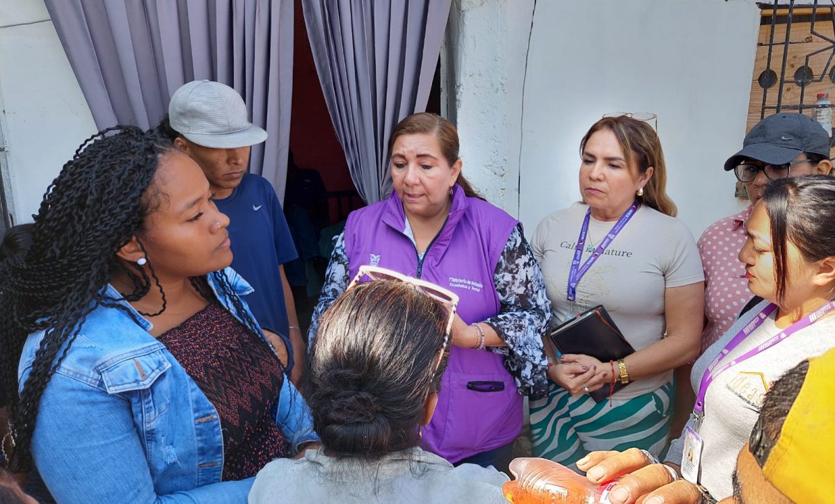 Guayaquil: MIES brinda protección a hijos de mujer que falleció por el impacto de un contenedor