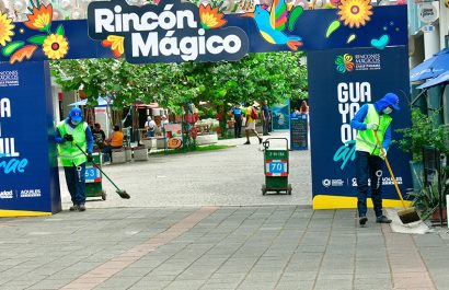 Guayaquil vivió una jornada masiva por el Día del Niño con juegos, espectáculos y limpieza intensiva tras el paso de más de 40.000 personas.