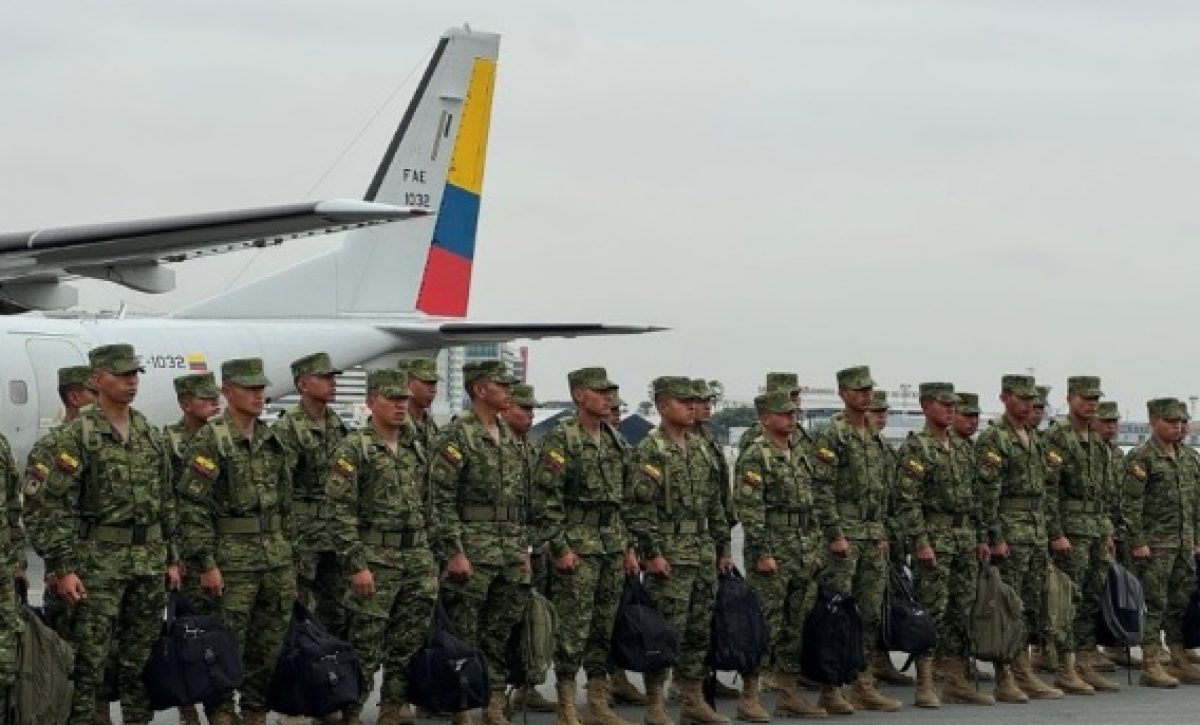 Guayas, Manabí, El Oro y Esmeraldas reciben refuerzo de 2.000 militares