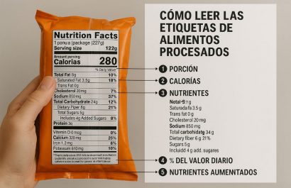 Guía práctica para leer etiquetas nutricionales y cuidar la salud.