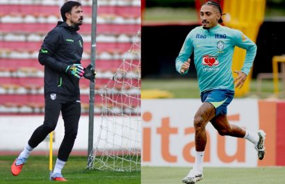 Guillermo Vizcarra, arquero de Bolivia, y Raphinha, delantero de Brasil, serían titulares este martes