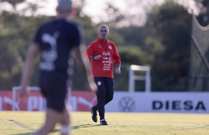 Gustavo Alfaro, entrenador de la selección de Paraguay.