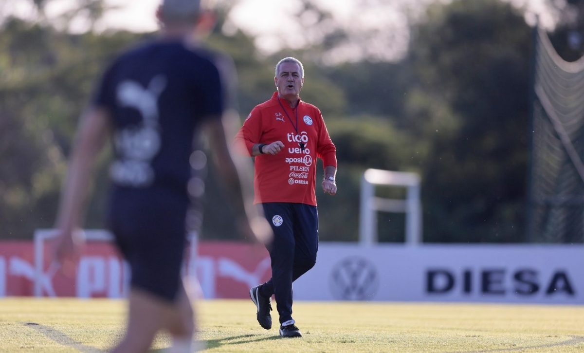 Gustavo Alfaro, entrenador de la selección de Paraguay.